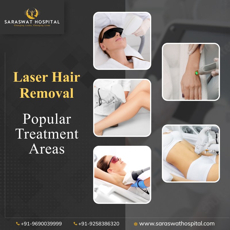 What are the Common Areas of the Body for Laser Hair Removal?
