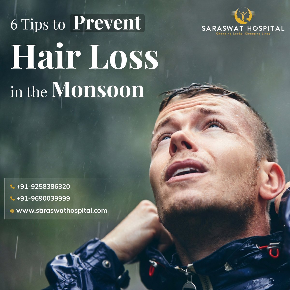 How to Prevent Hair Loss in the Monsoon?