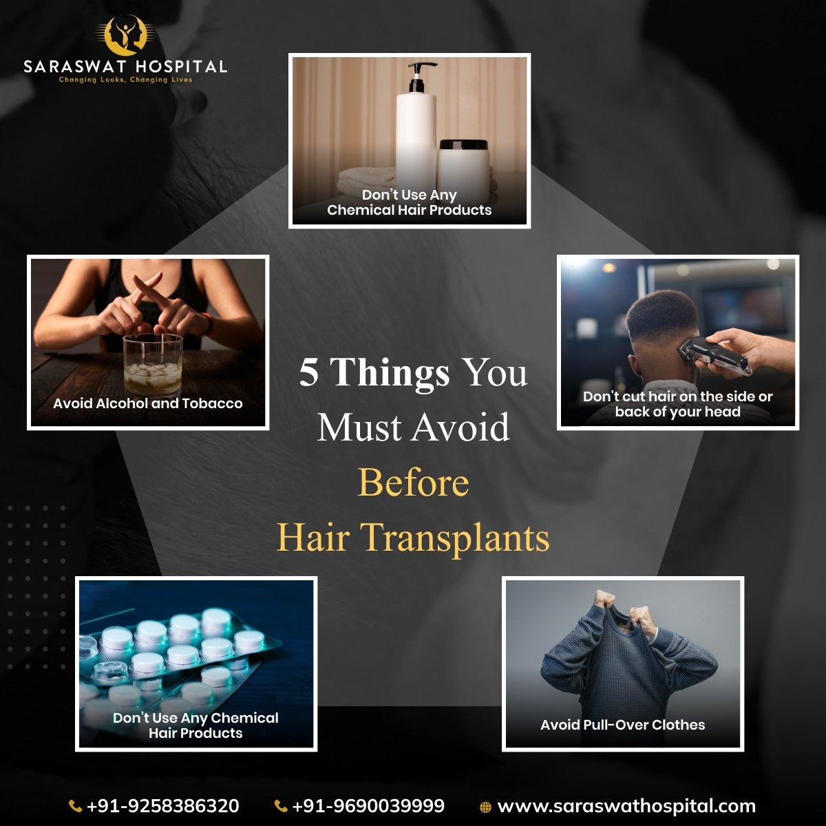 5 Things You Should Never Do Before Hair Transplants