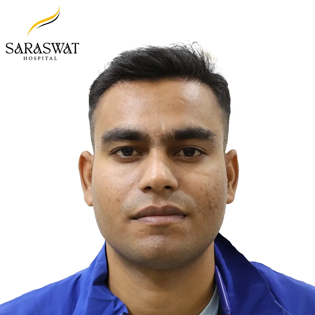 Front FUE Hair Transplant Result After Procedure