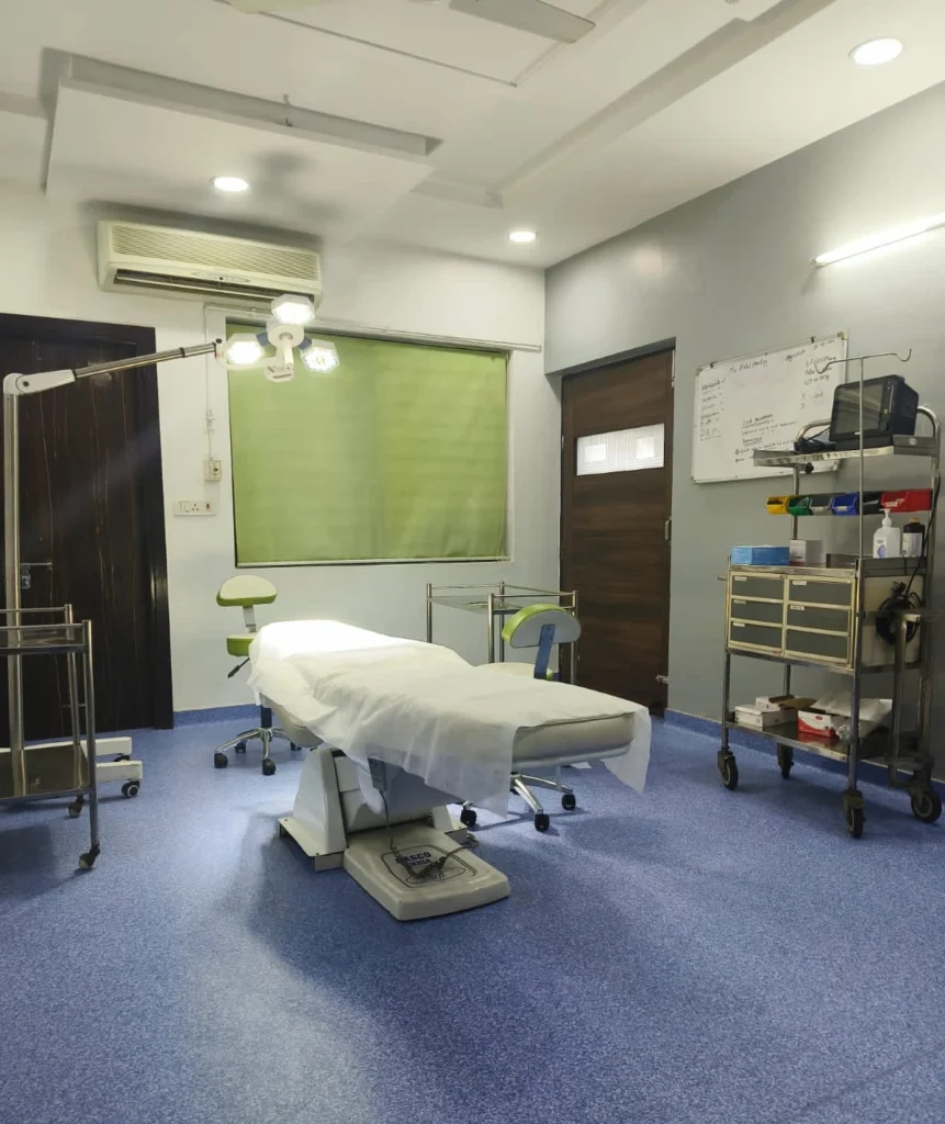 Operating theater of Saraswat Hospital for hair transplant of International patients