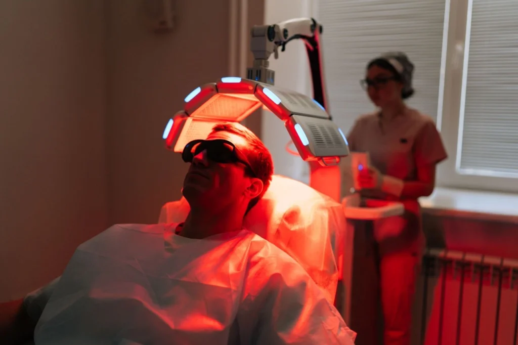 Red light therapy for hair loss