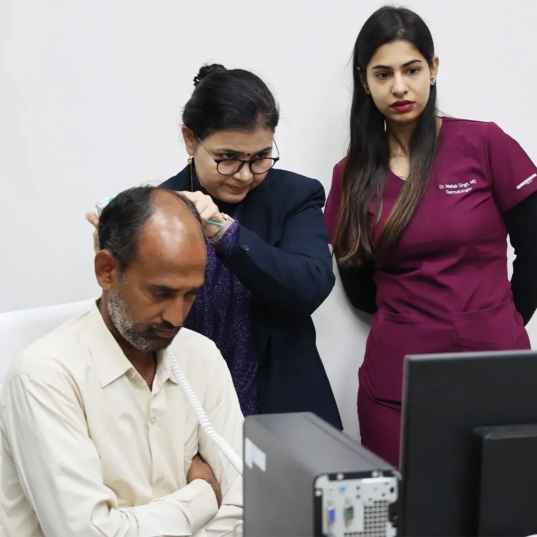Dr. Mehak Singh from Dubai, United Arab Emirates, attended the Hands-On FUE & FUT Hair Transplant Training Course at IICSAM (Saraswat Hospital, Agra).